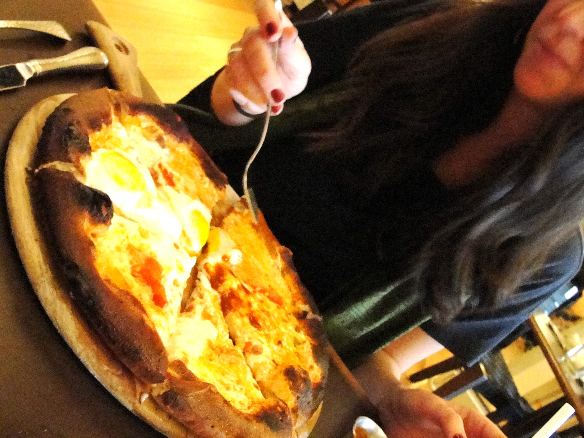 Max London's breakfast pizza