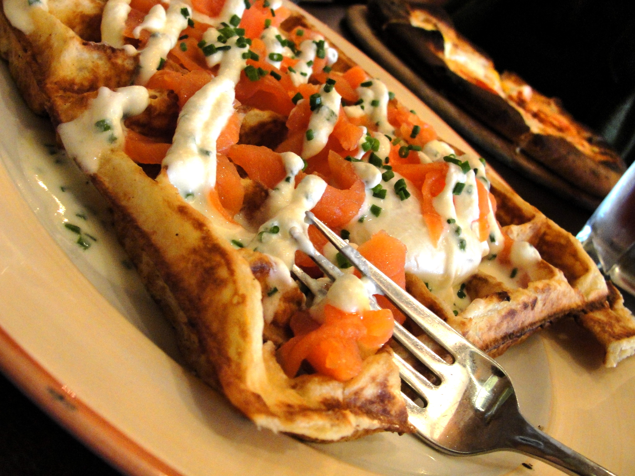 Max London waffle creme fraiche