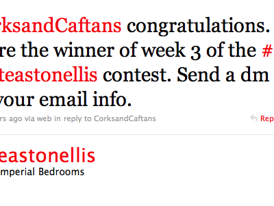 It’s a beautiful day, Bret Easton Ellis.