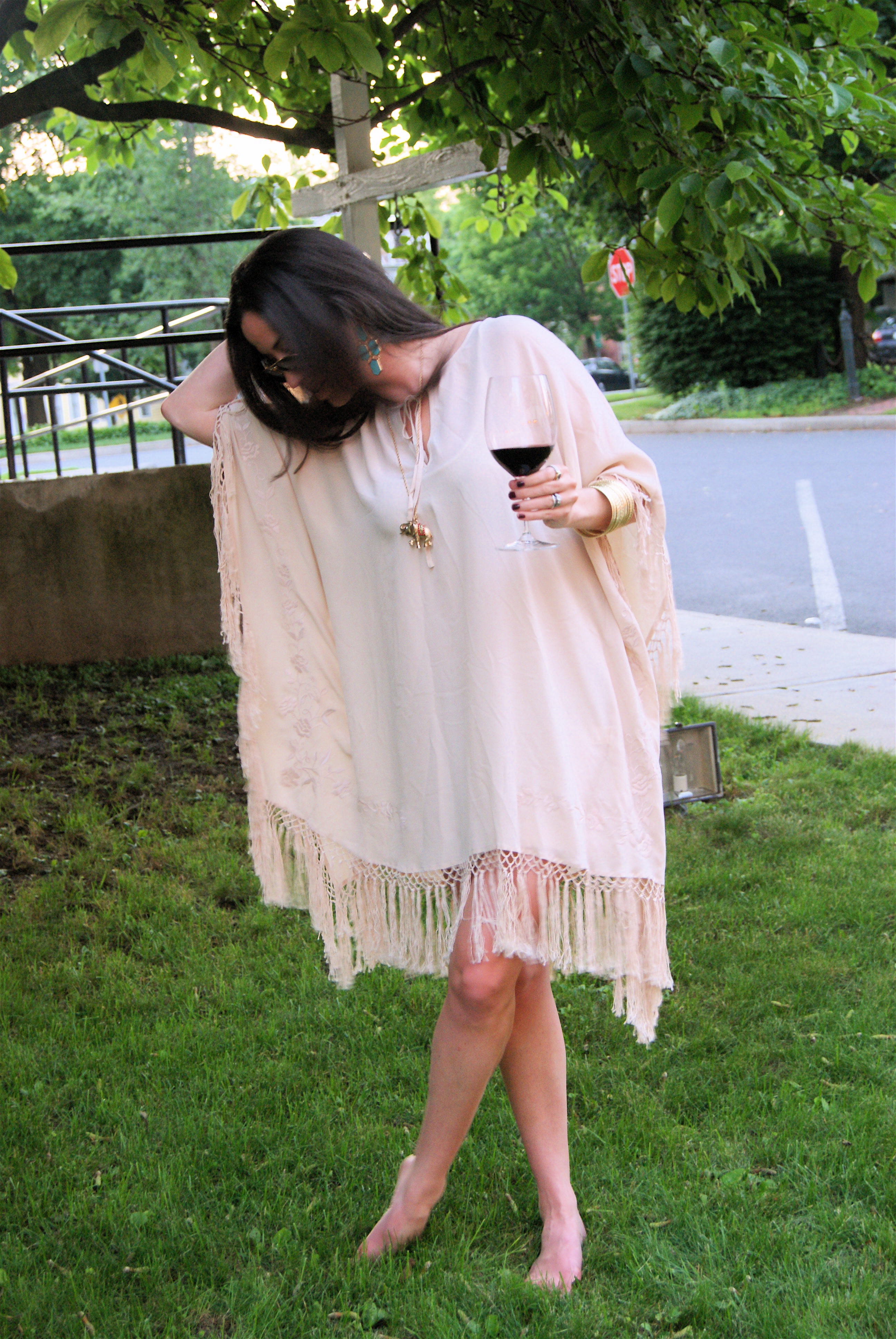 Zara Poncho Corks and Caftans