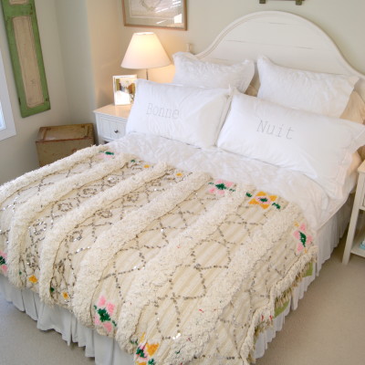 Moroccan wedding blanket.