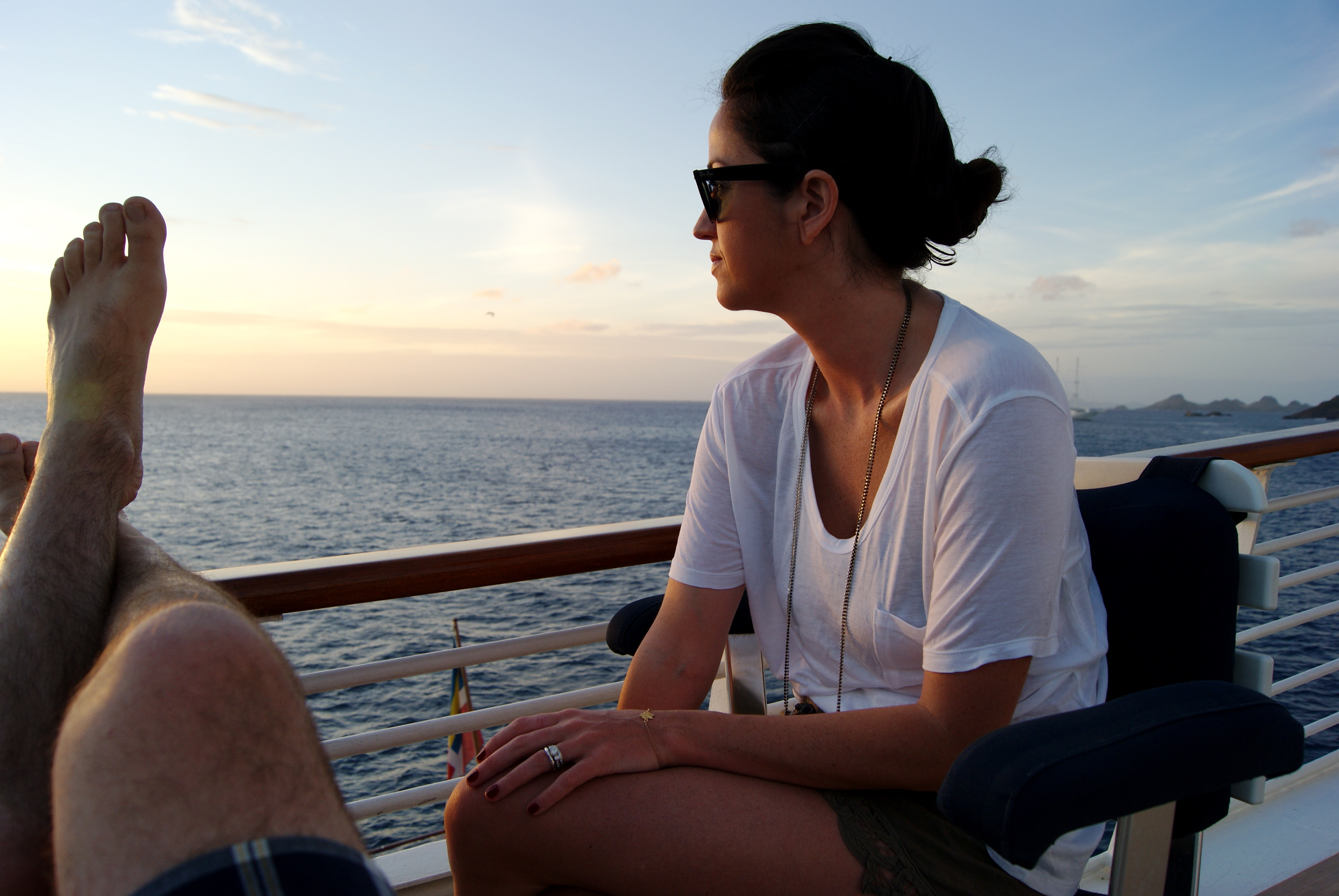 sunset Ambre Babzoe pouch bag