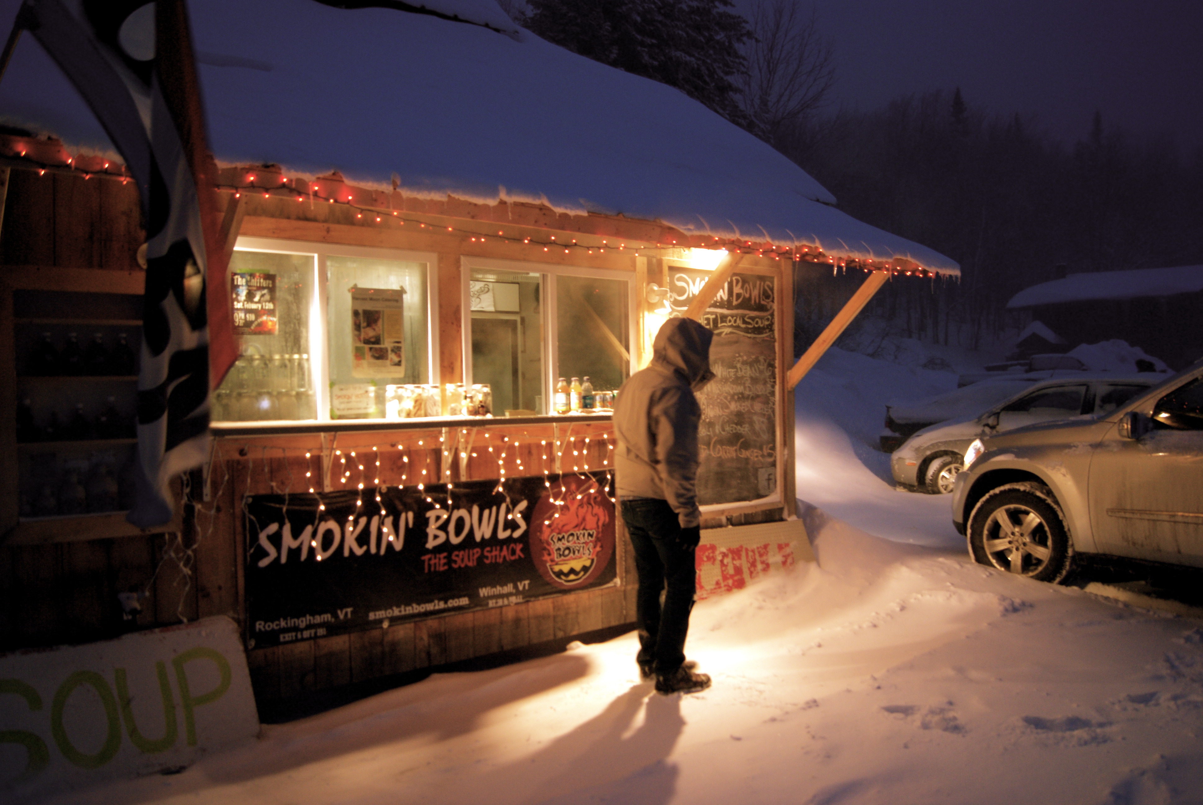 Smokin Bowls soup stand Vermont