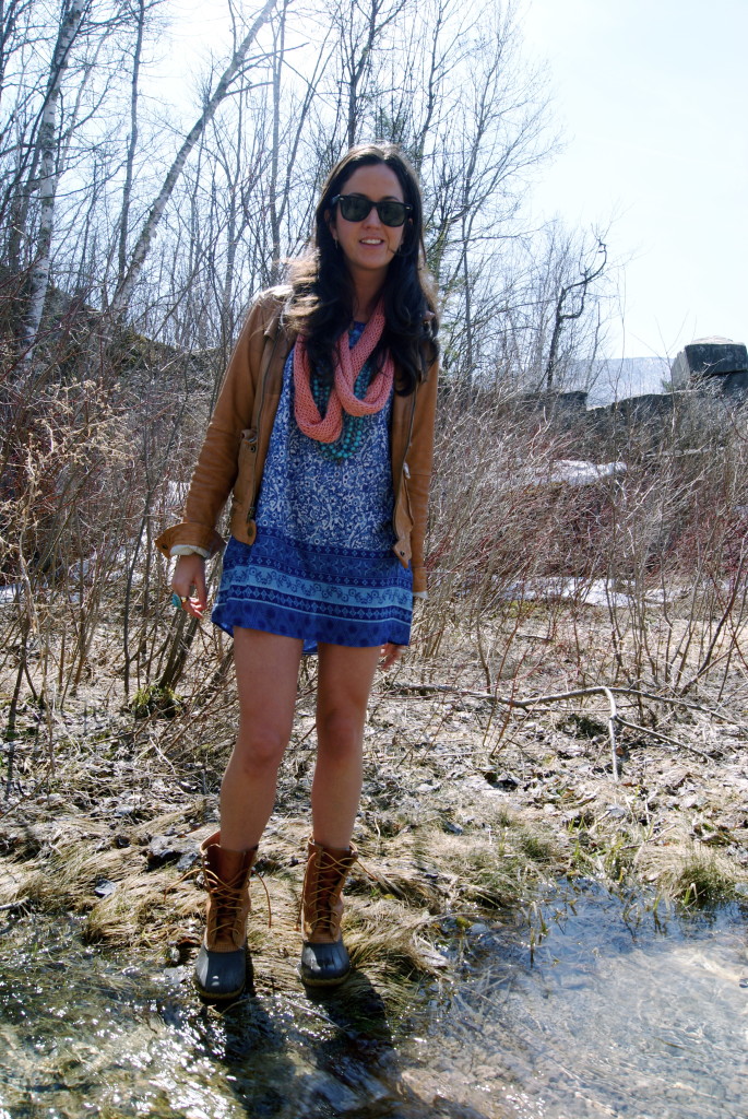 Carey jumping creek at Dorset Quarry