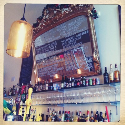 The art of dining alone.