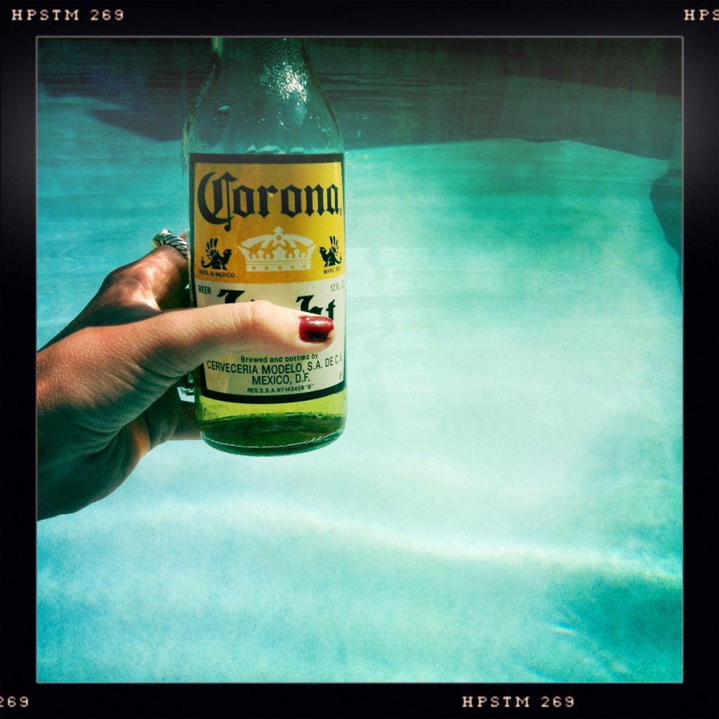Corona in the pool