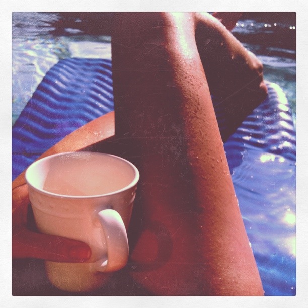 coffee in the pool
