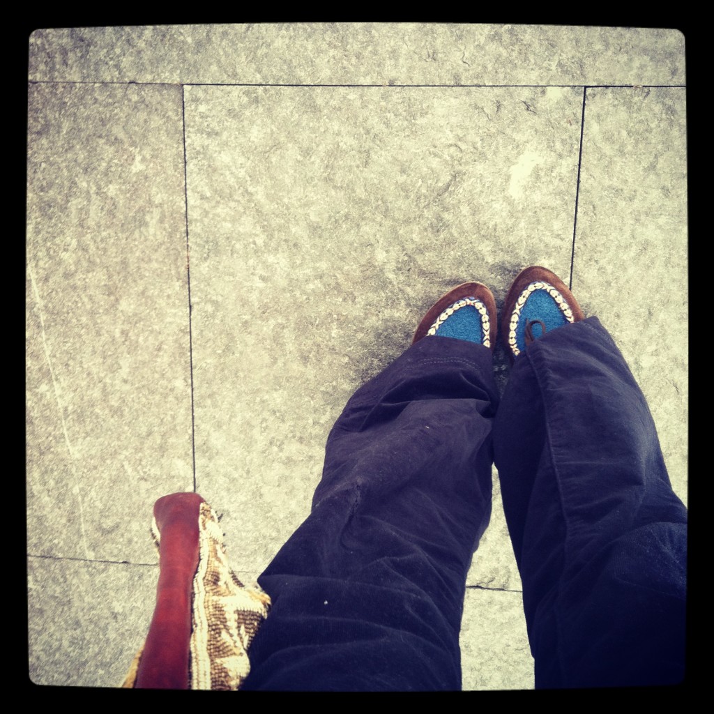 blue suede shoes