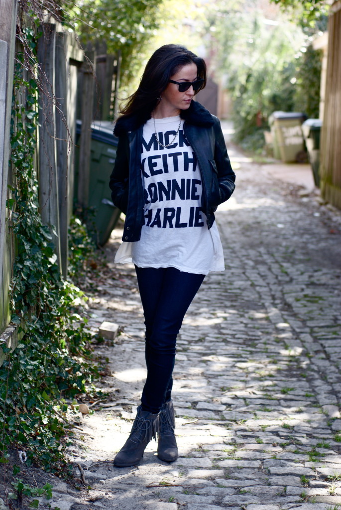 Wildfox Couture Rolling Stones t-shirt