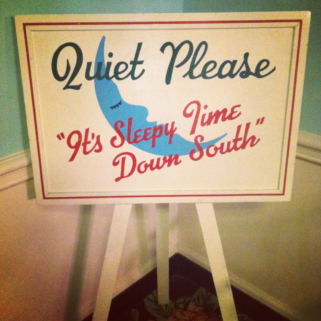 sleepy time down south Greenbrier