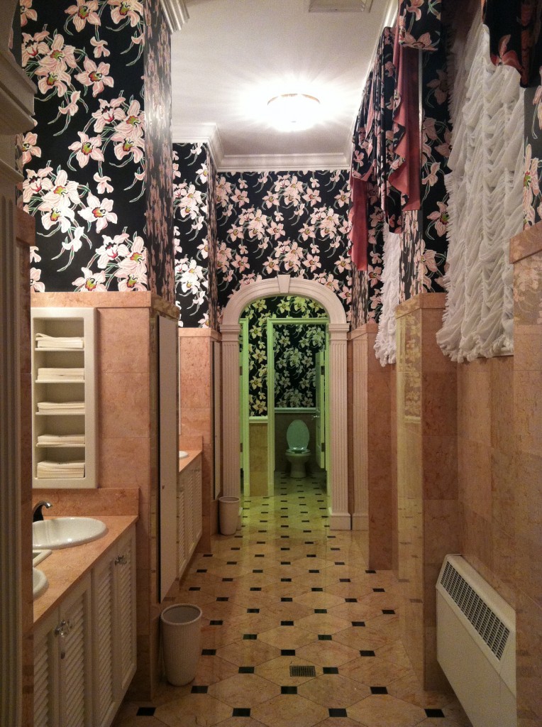 my favorite bathroom at the Greenbrier