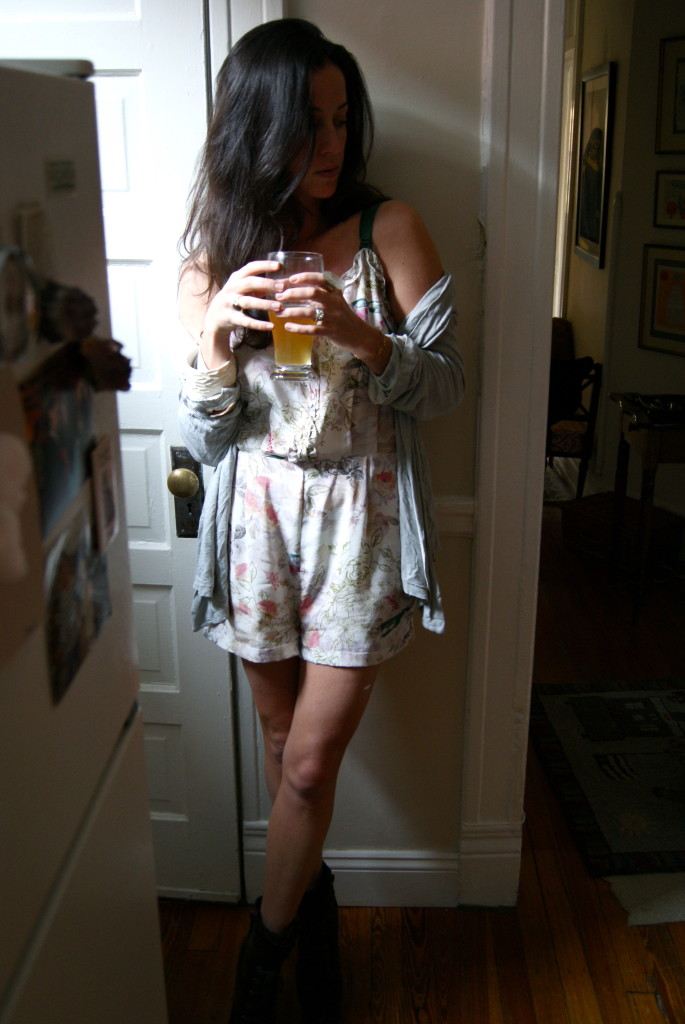 English Breakfast romper Anthropologie