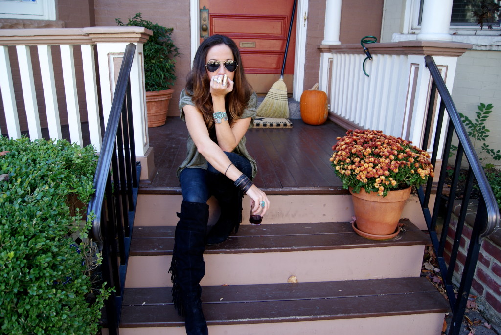 Sam Edelman fringe boots