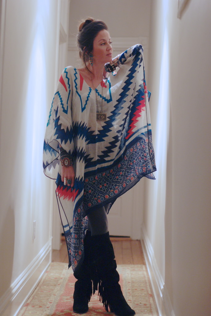 Theodora & Callum print caftan shopbop