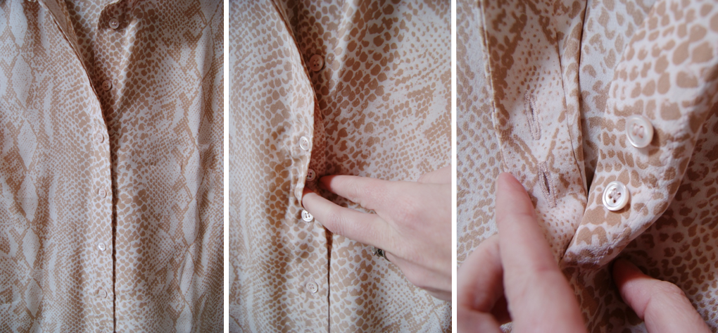 The Shirt Rochelle Behrens secret button