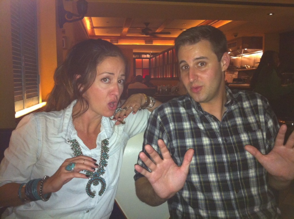 me and Radigan in Chelsea