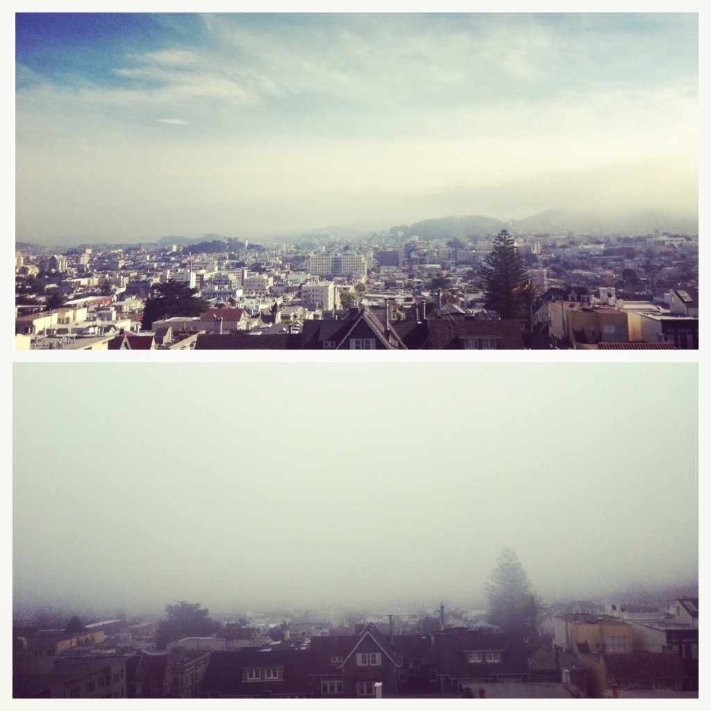 foggy san francisco