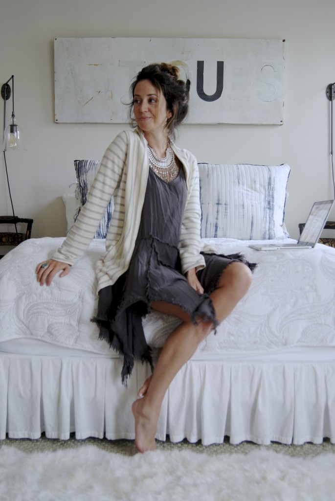 Free People tattered fringe dress