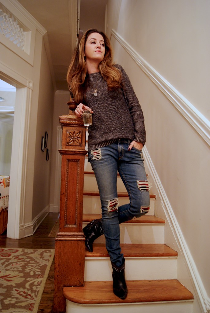 Rag and Bone Buffalo destroy jeans