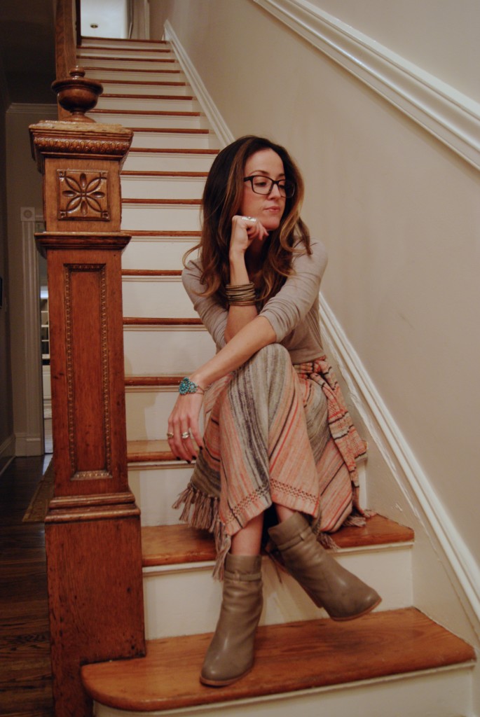 Joie fog grey booties