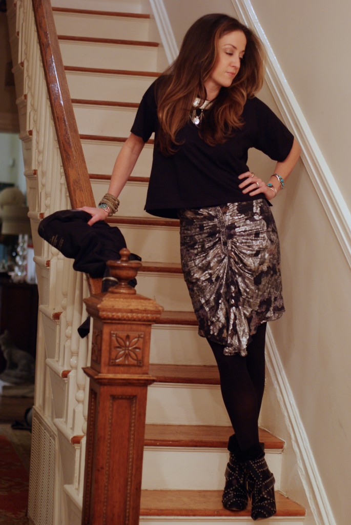 Madewell cropped tshirt