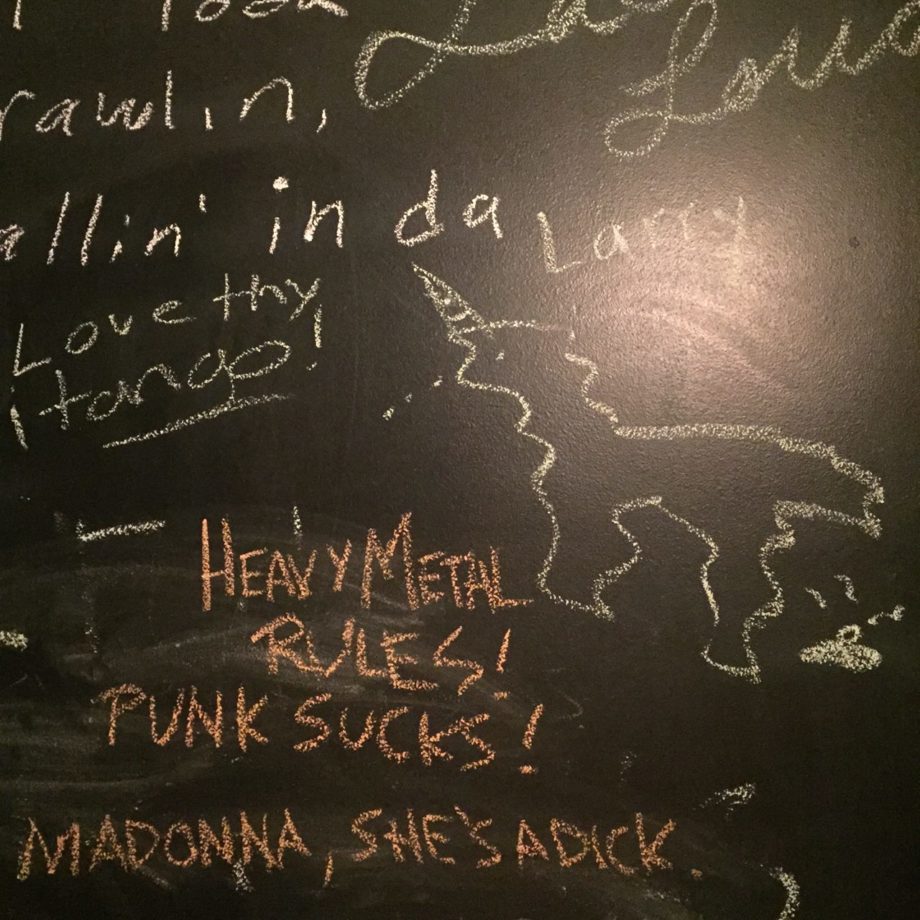 Saison Richmond VA bathroom chalk